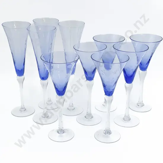 Quantity of Etched Glassware