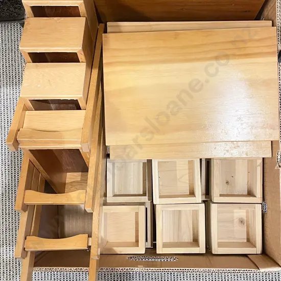 Quantity of Assorted Japanese Woodware Including Sake Cups etc