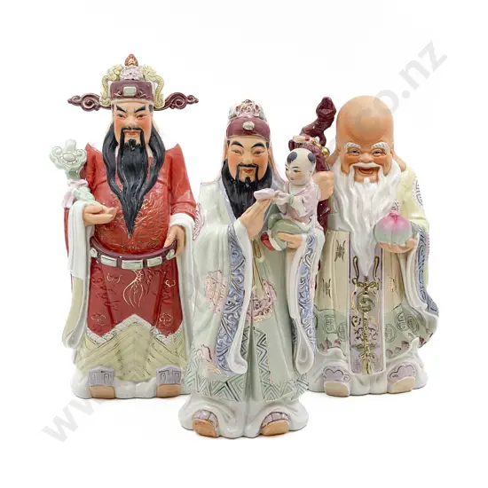 Three China Immortal Figures