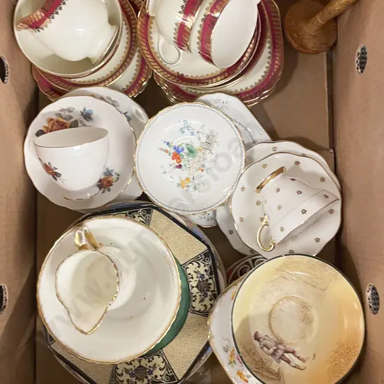 Box of Assorted Fancy China