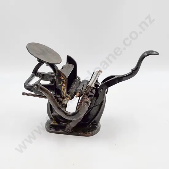 Vintage Wrought Metal Press Roller