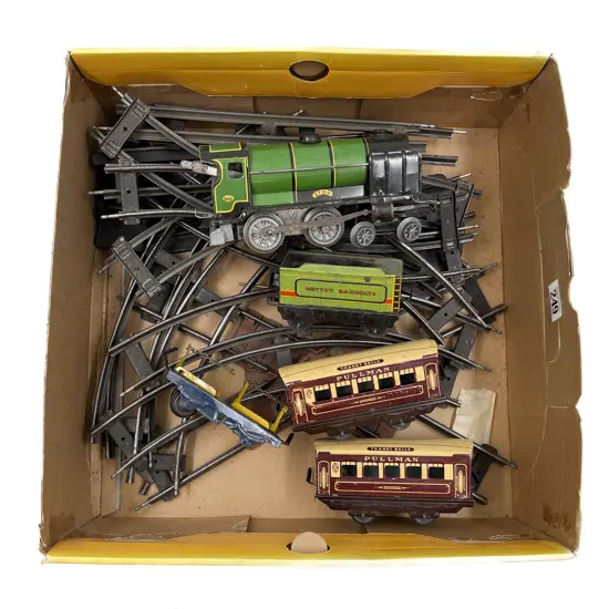 Quantity of Assorted Vintage Track and Train Sets