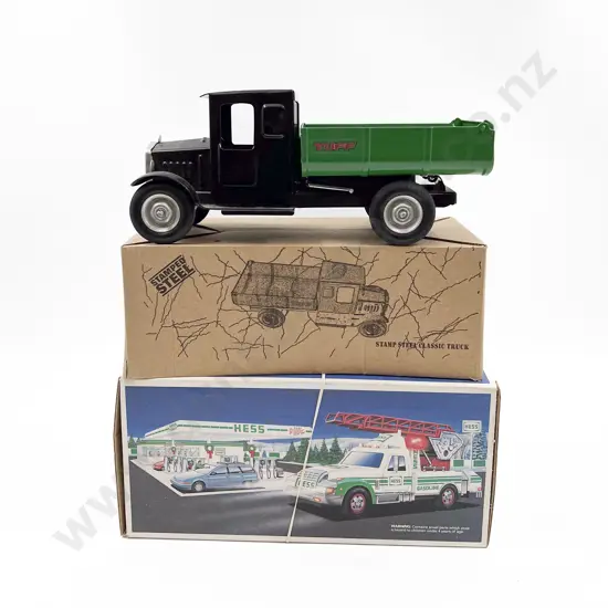 Two Vintage Boxed Toy Trucks