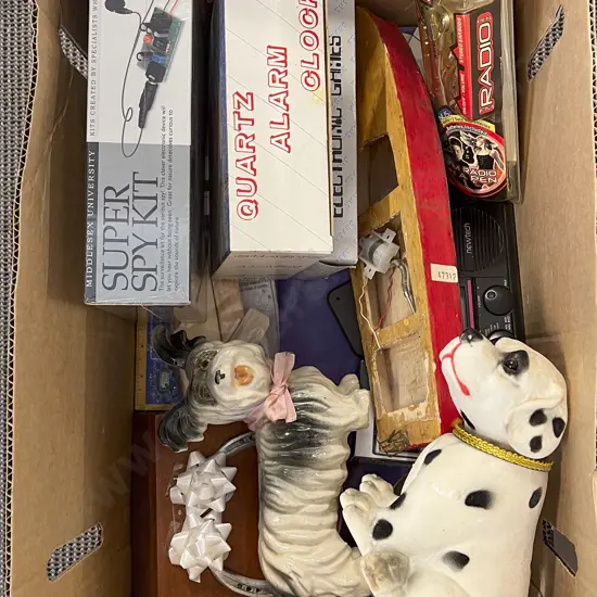 Box Quantity of Assorted Ornaments and Games