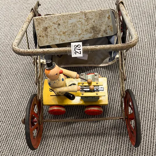 Vintage Dolls Pram Together with Vintage Toys