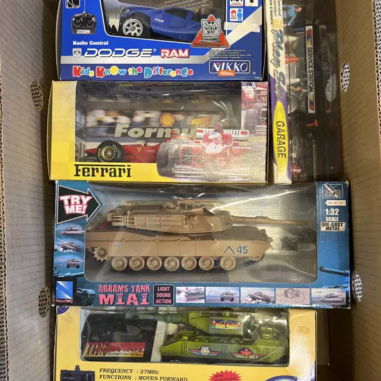Quantity of Boxed Model Vehicles Including Diecast