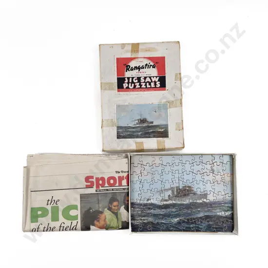 Vintage Ply-Wood 'Rangatira' Jig-Saw Puzzle Complete