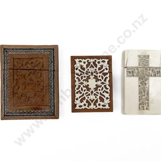 Three Assorted Calling Card Cases