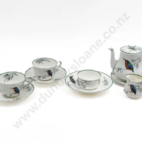 Royal Doulton Kingfisher Pattern Part Tea Set