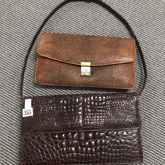 Crocodile Skin Lady's Bag with Other