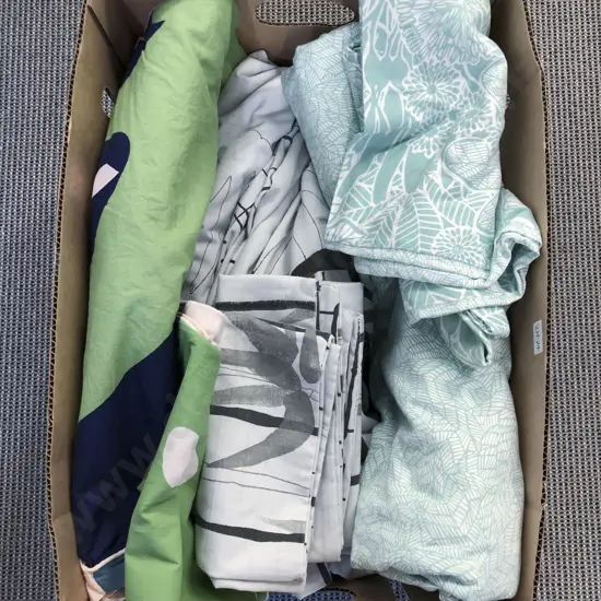 Three Queen Sized Duvet Covers with Matching Pillow Cases