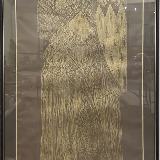 Large Brass Rubbing
