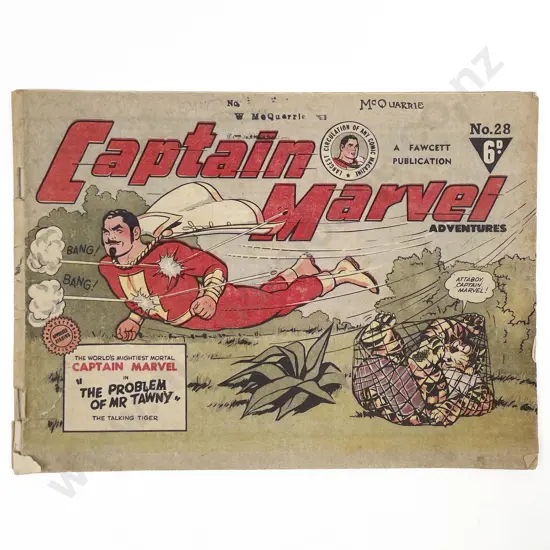 Captain Marvel Adventures (Australian 1946-1953 Cleland) Comic Books 1948 No 28