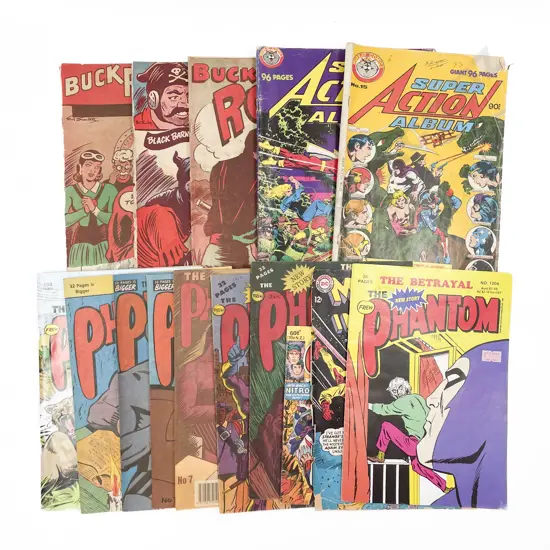 Assorted Comics Buck Rogers Phantom Reprints and others (15)