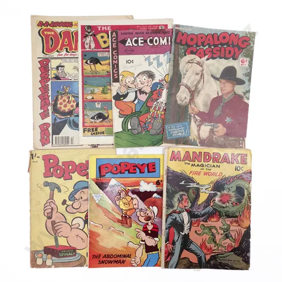 Assorted Comics including Popeye (7)
