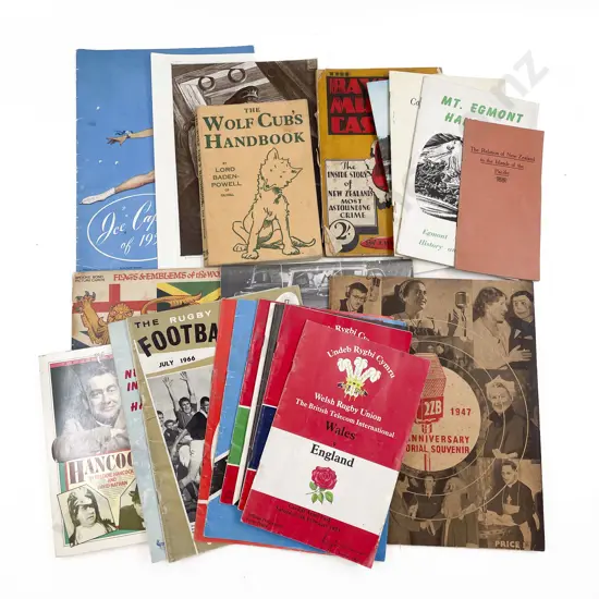 Collection Rugby Souvenir Programmes and Assorted
