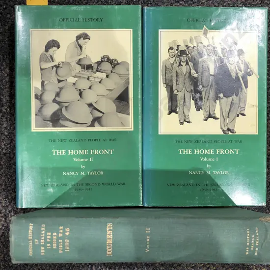 Official History of NZ in the Second World War: The Home Front Vol. II & II with Other