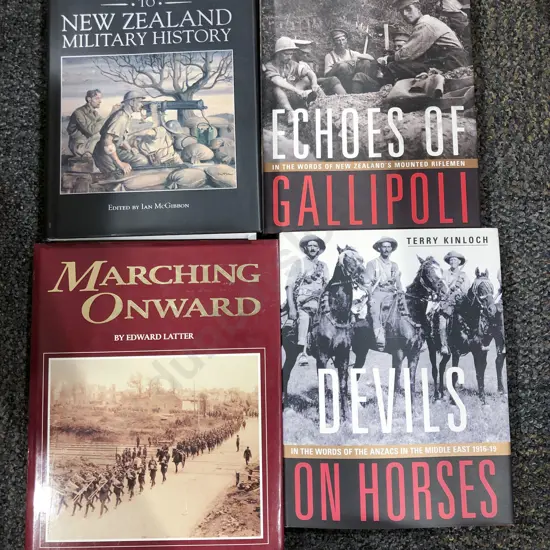 Four NZ War Reference Volumes