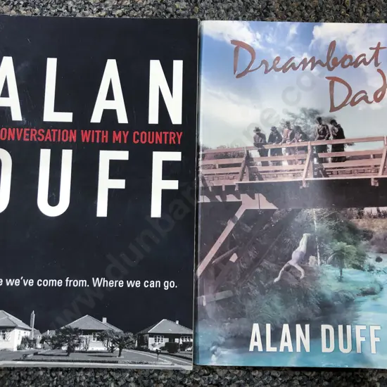 Two Signed Alan Duff Books