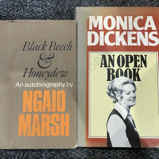 Ngaio Marsh Auto-Biography and Monica Dickens Autobiography (Both Signed)