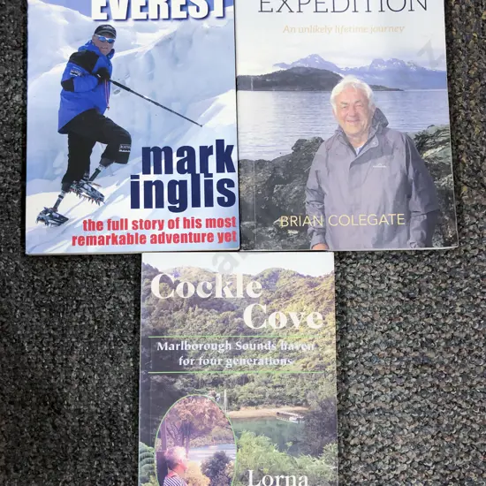 Three Assorted NZ Reference Signed by Author