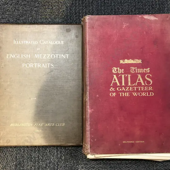 The Times Atlas of the World and the Illustrated Catalogue of English Mezzotint Portraits