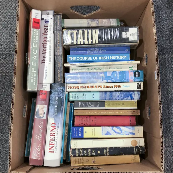 Box Quantity of Assorted Books