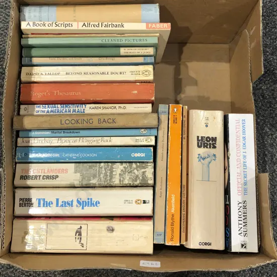 Box Quantity of Assorted Books