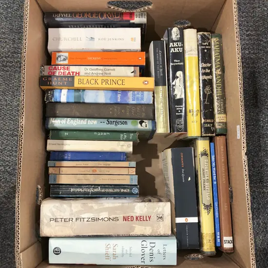 Box Quantity of Assorted Books