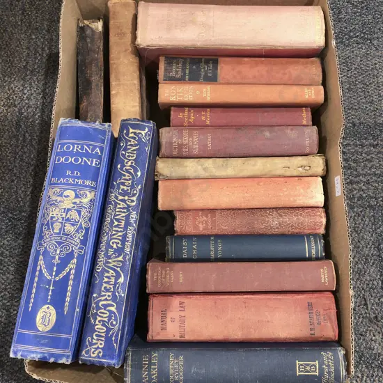 Box of Assorted Books