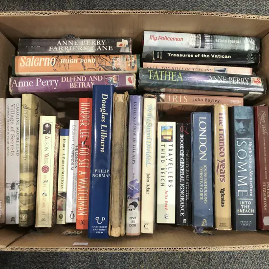 Box of Assorted Books