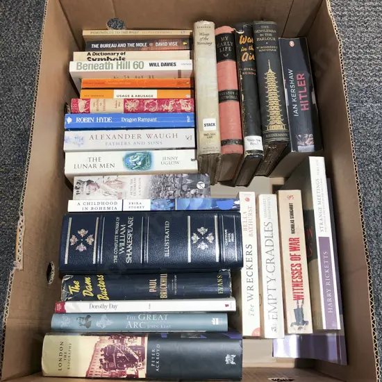 Box of Assorted Books
