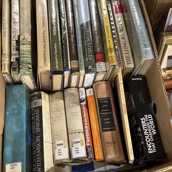 Box of Assorted Books