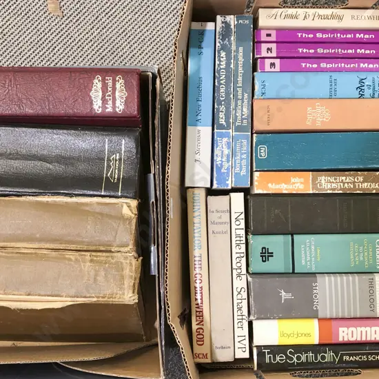 Two Boxes of Assorted Books