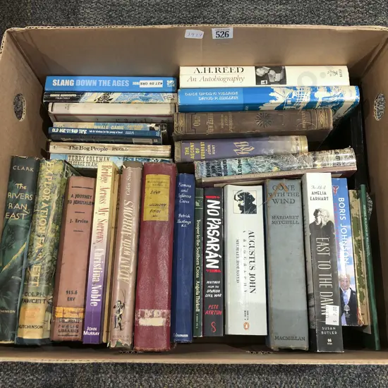 Box of Assorted Books