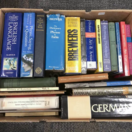Box of Assorted Books