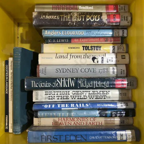 Box of Assorted Books