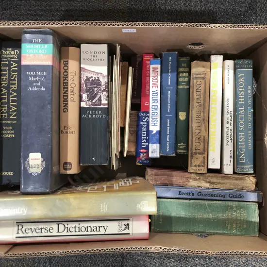 Box of Assorted Books