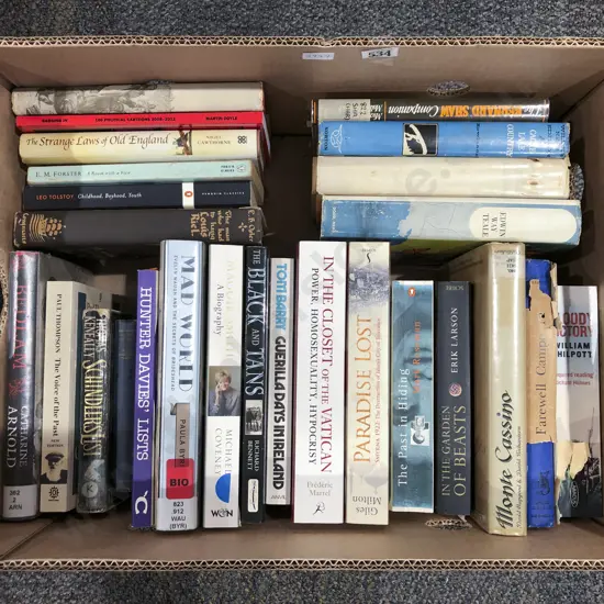 Box of Assorted Books