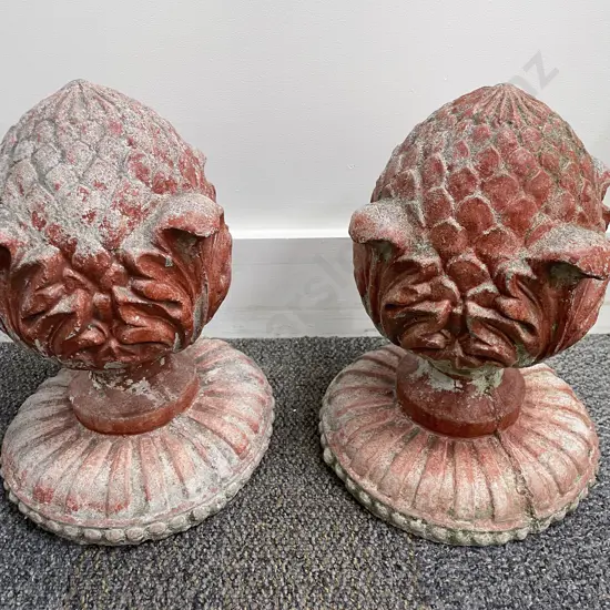 Pair of Concrete Finials