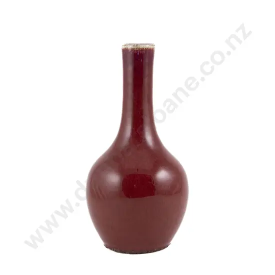 A Good Qing Dynasty Sang-de-boeuf (‘Ox-blood’) Porcelain Vase