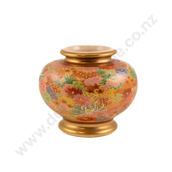 A Meiji Period Satsuma vase