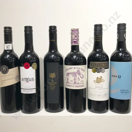 AUST Six Assorted Cabernet Sauvignon and Blends