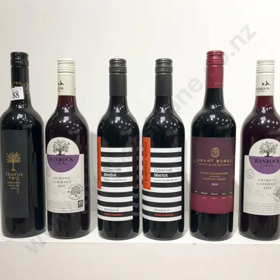 AUST Six Assorted Cabernet Sauvignon and Blends
