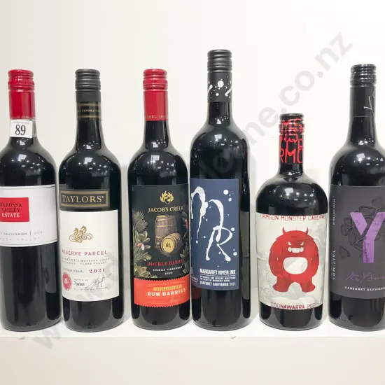 AUST Six Assorted Cabernet Sauvignon and Blends