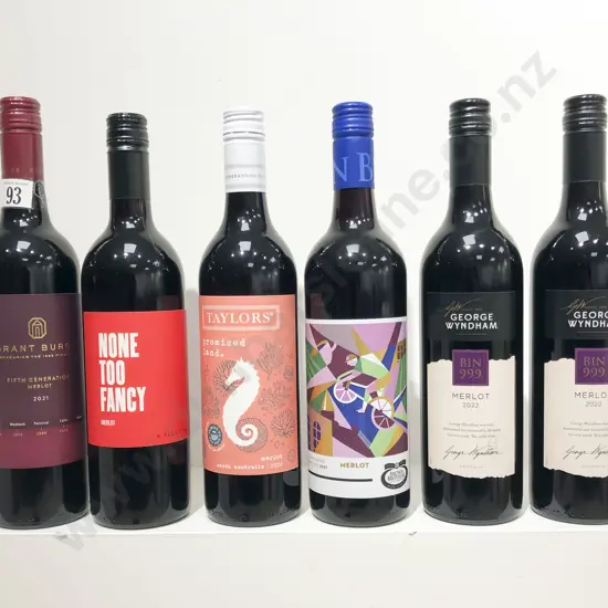 AUST Six Assorted Merlot