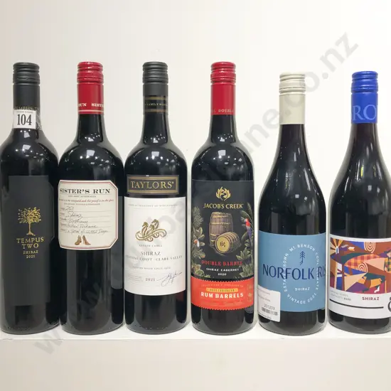 AUST Six Assorted Shiraz