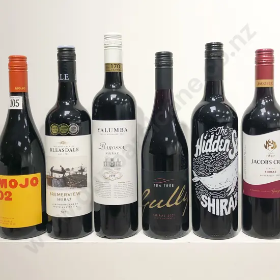 AUST Six Assorted Shiraz