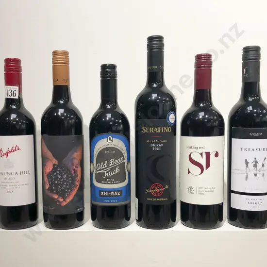 AUST Six Assorted Shiraz