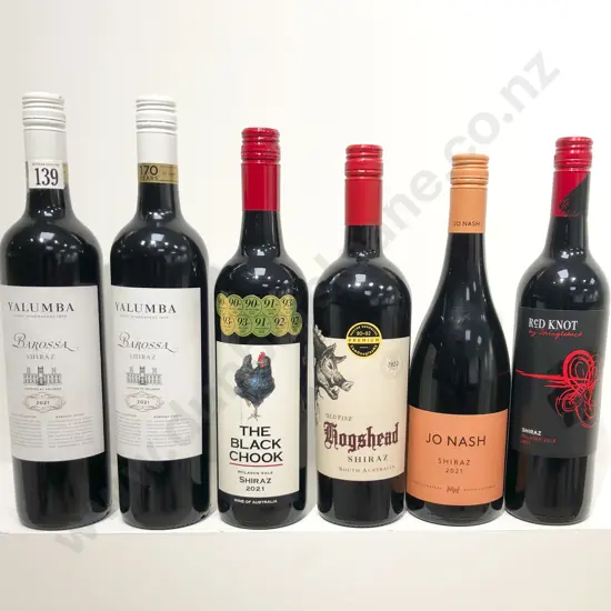 AUST Six Assorted Shiraz